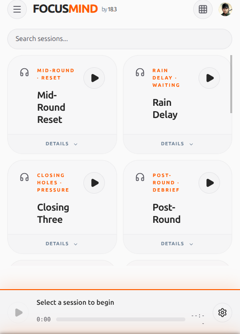 FocusMind app screenshot